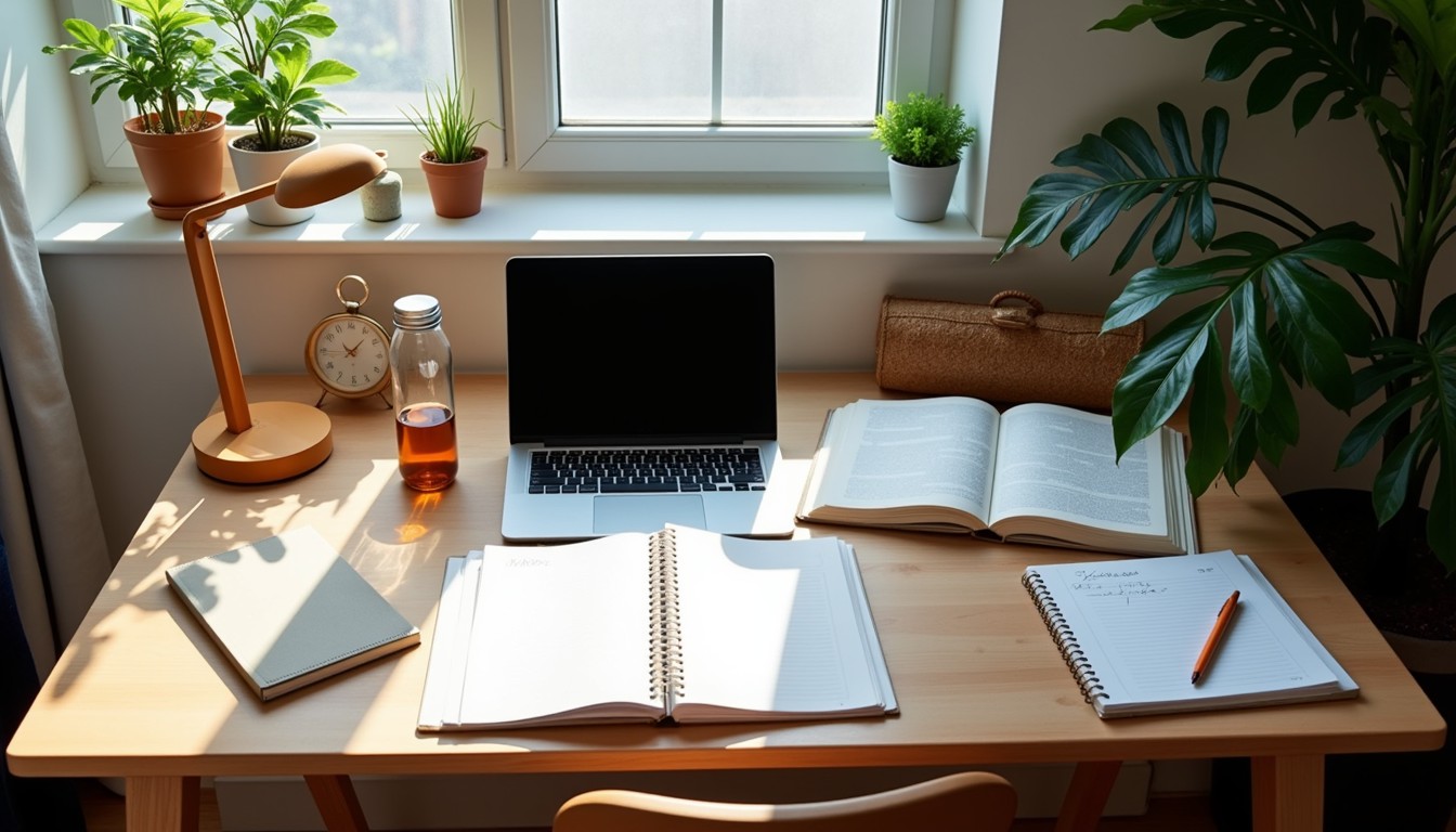 Modern academic workspace