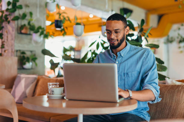 University student working on coursework